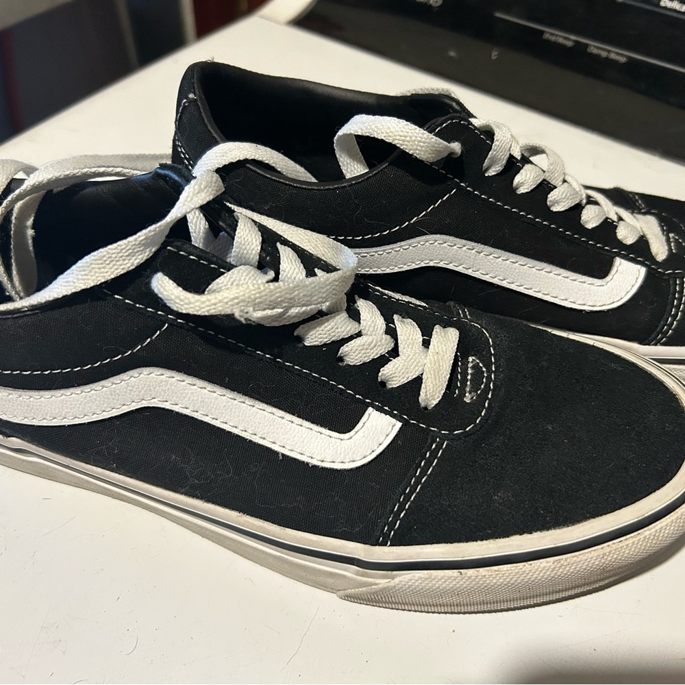 Vans Black and White Sneakers